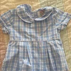Blue Plaid Kids Shirt